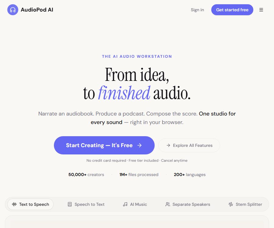 AudioPod AI