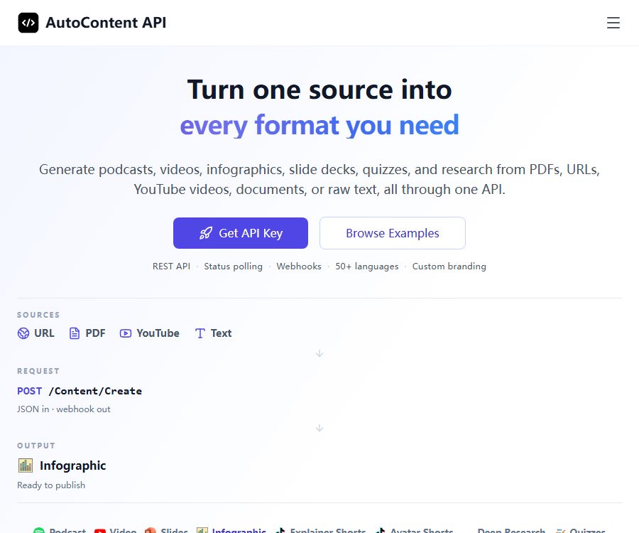 AutoContent API
