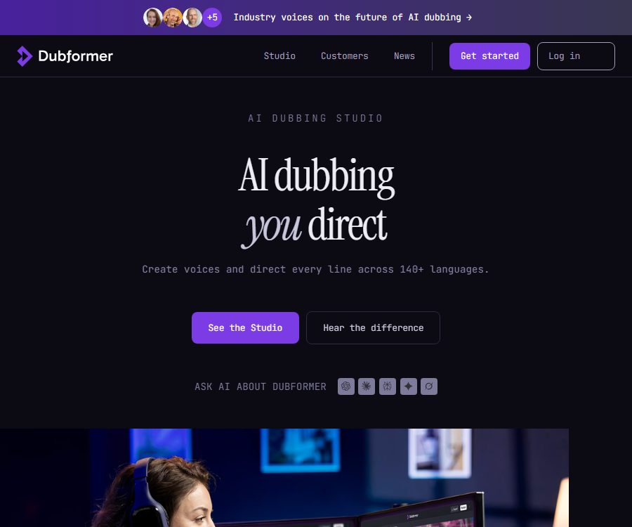 AI Dubbing You Direct