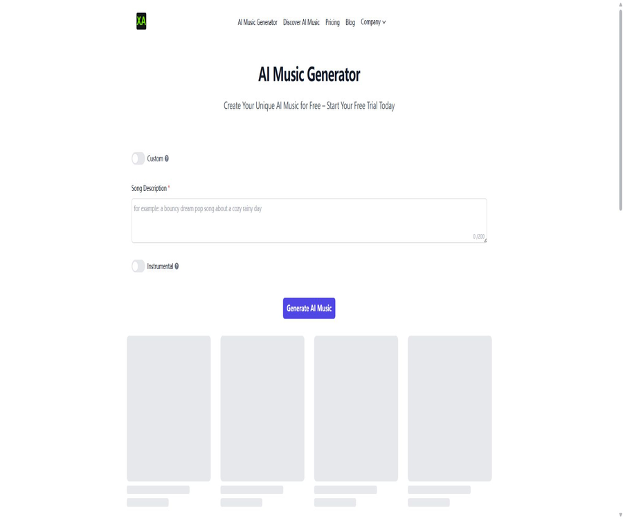 AI Music Generator