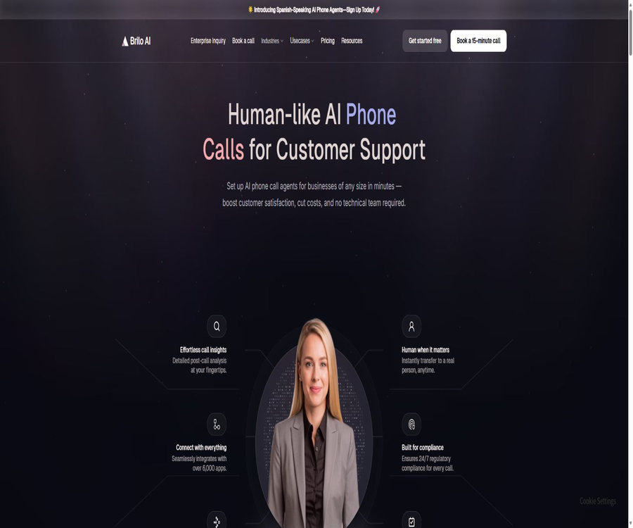 AI Call Center for Support & Sales