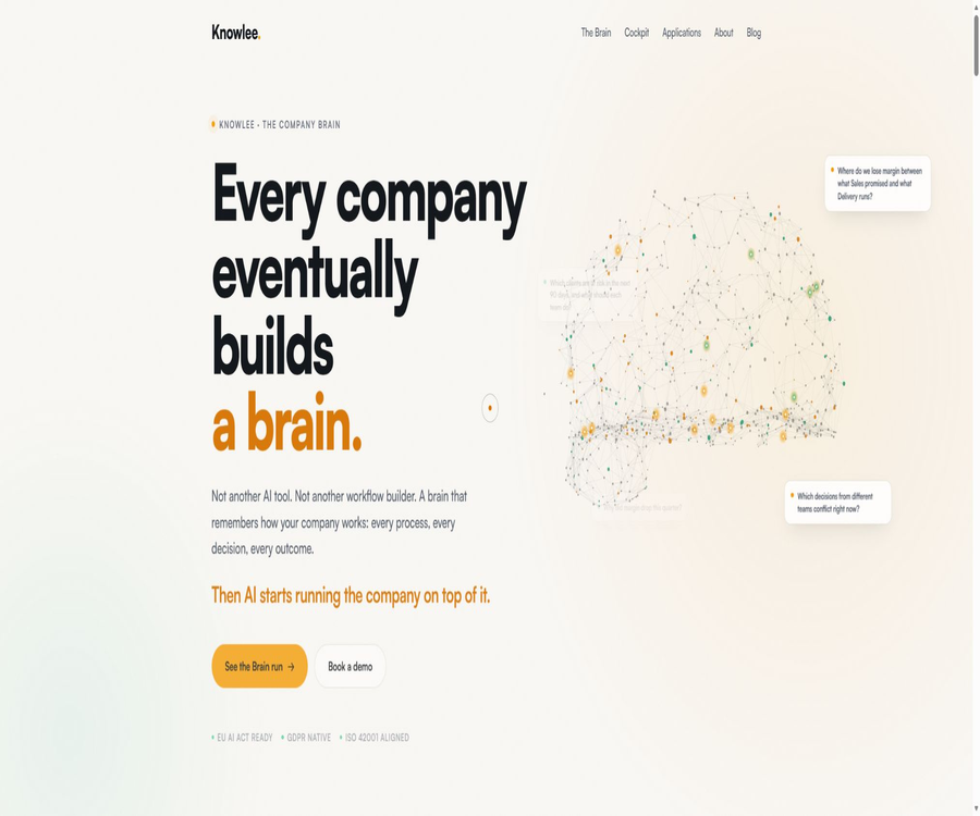 Knowlee · The Company Brain