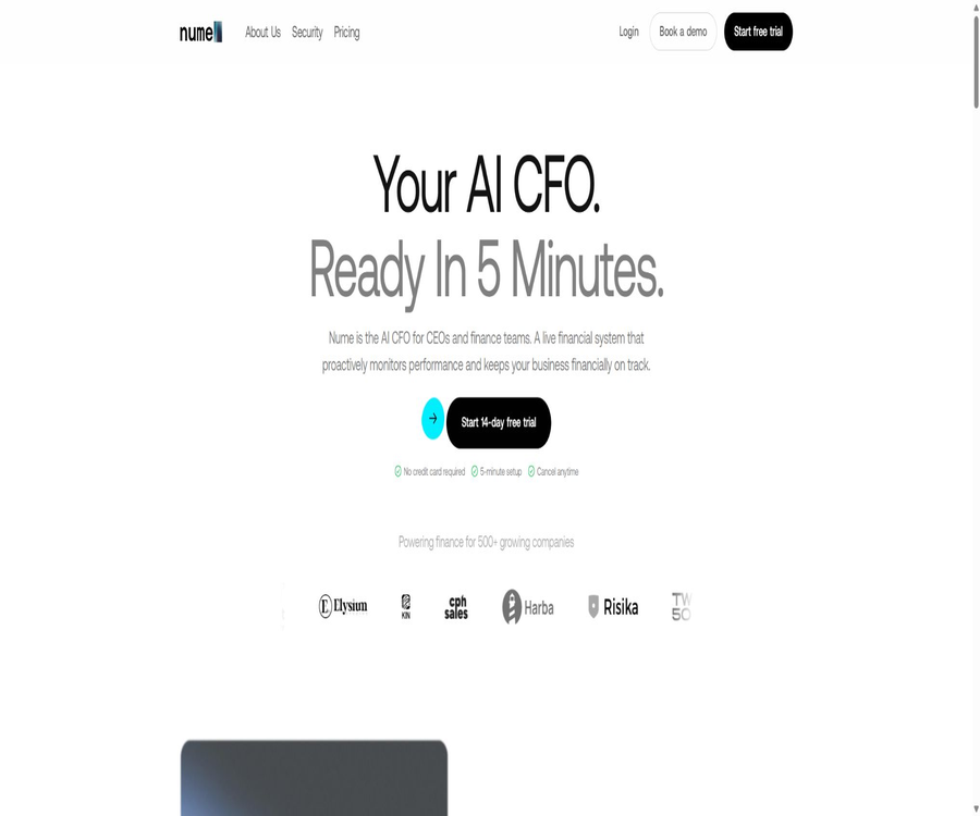 Nume → The AI CFO for Managing Your Finances