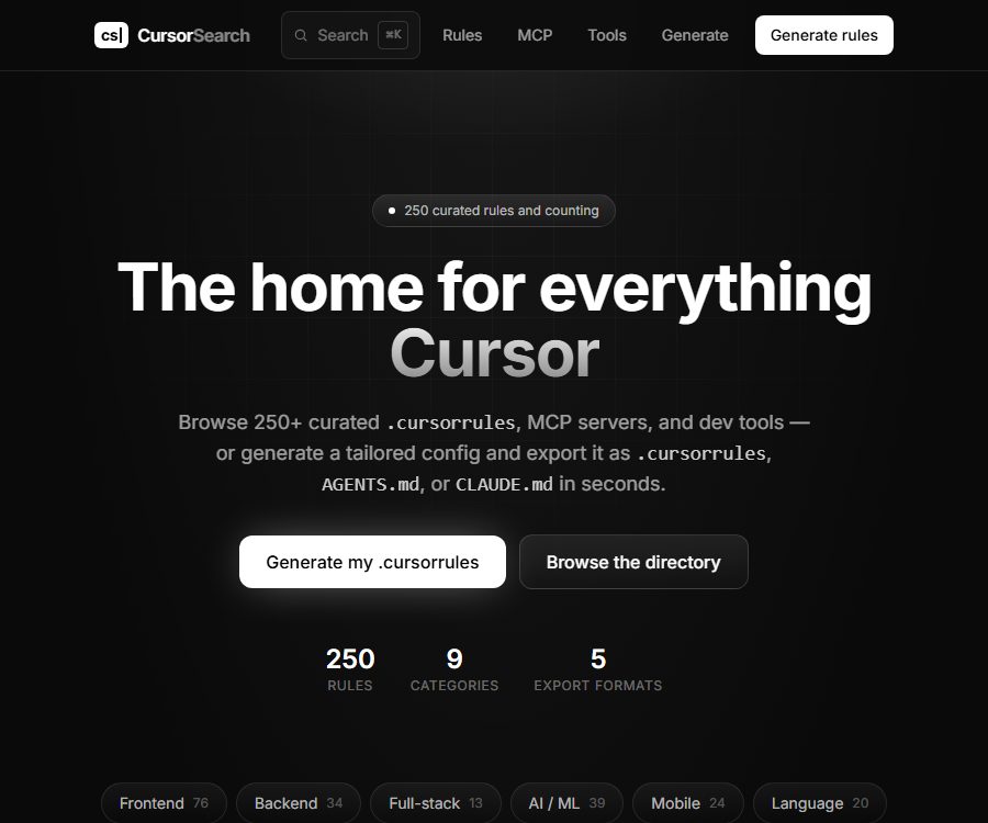 Cursor Search