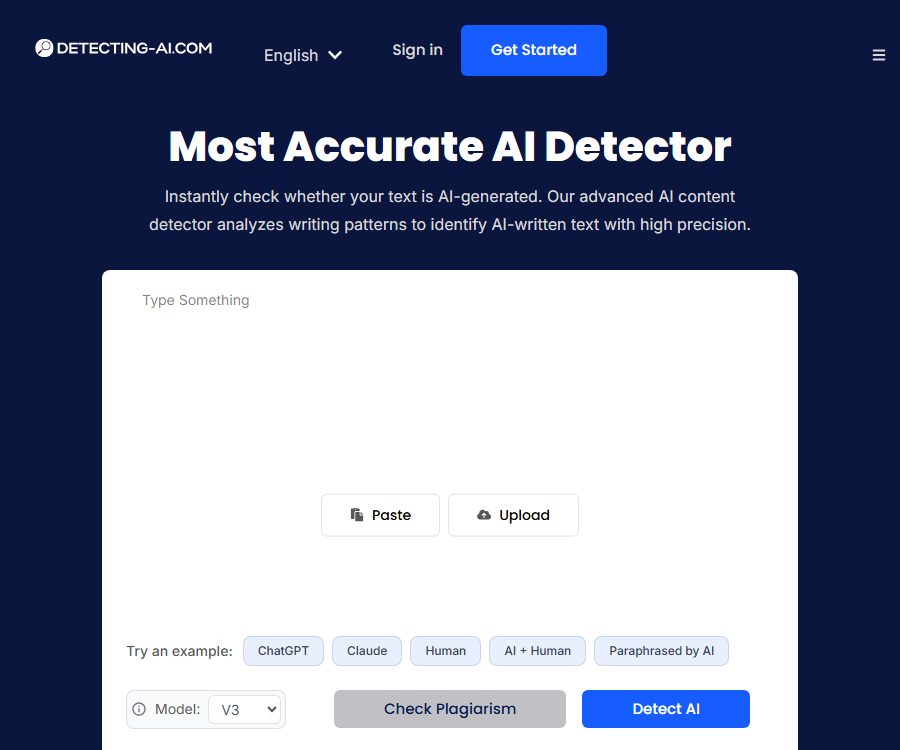 AI Detector & AI Checker for ChatGPT, Gemini, Claude, & More