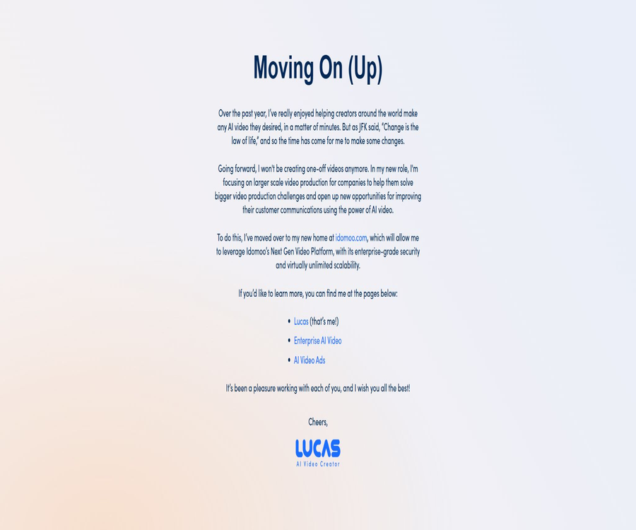 Idomoo AI Video Creator