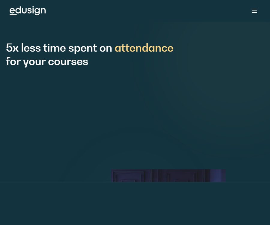 5x less time on learner attendance