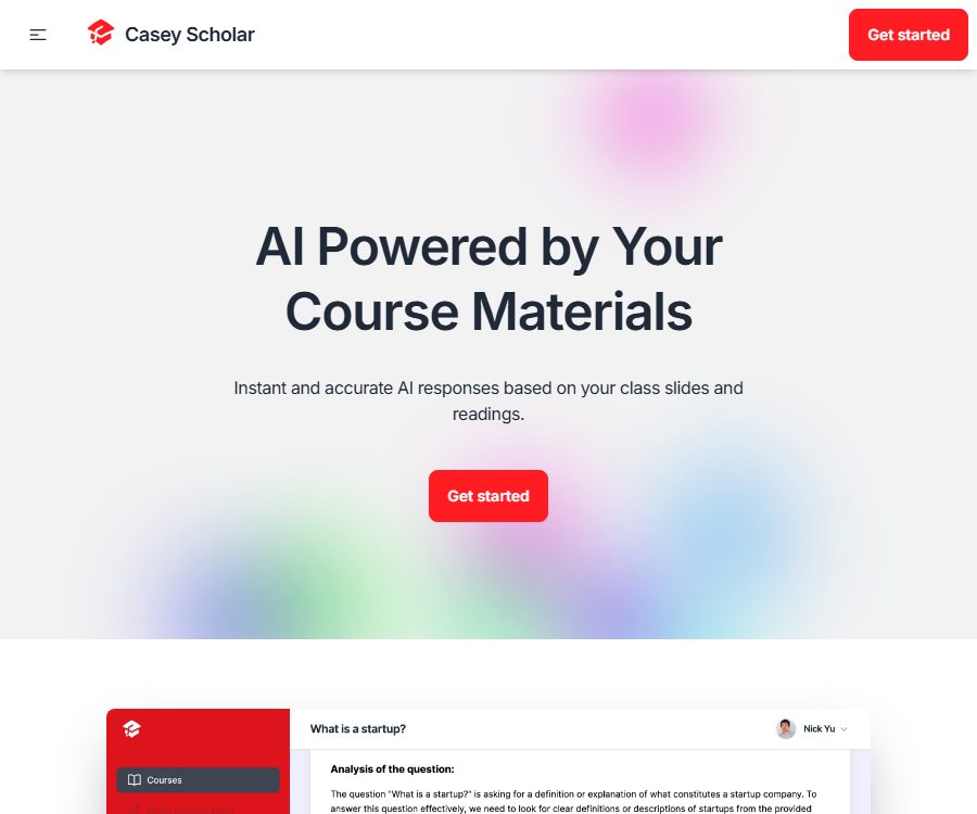 Casey Scholar