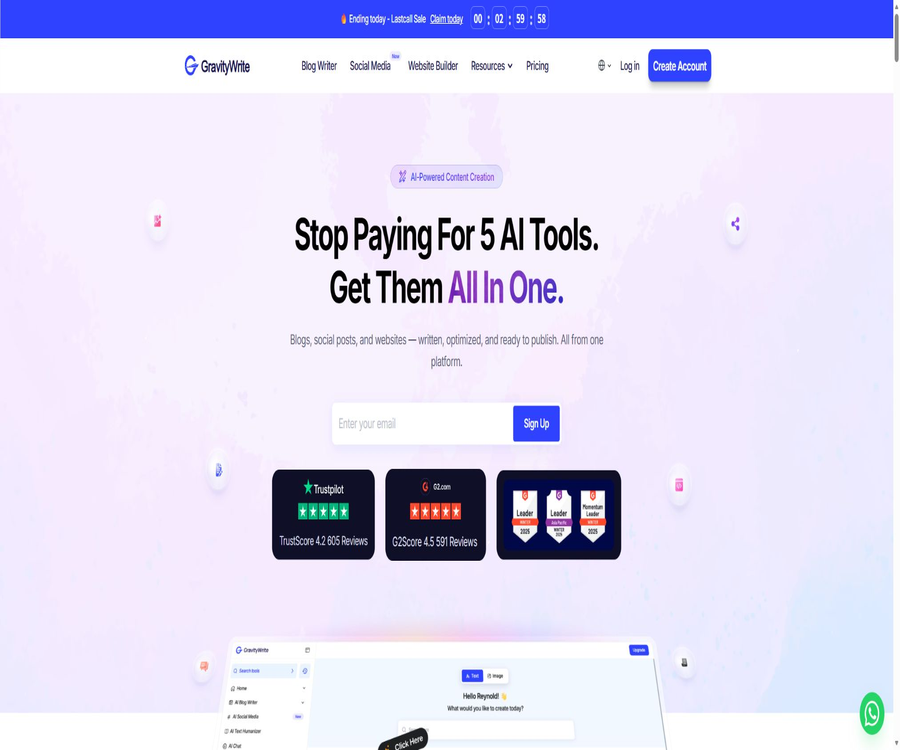 AI Content Writer for Blogs, SEO & Copywriting
