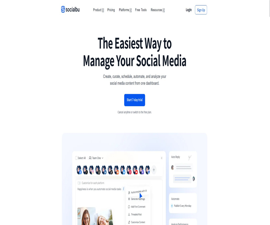 AI Social Media Post Writerby Socialblu