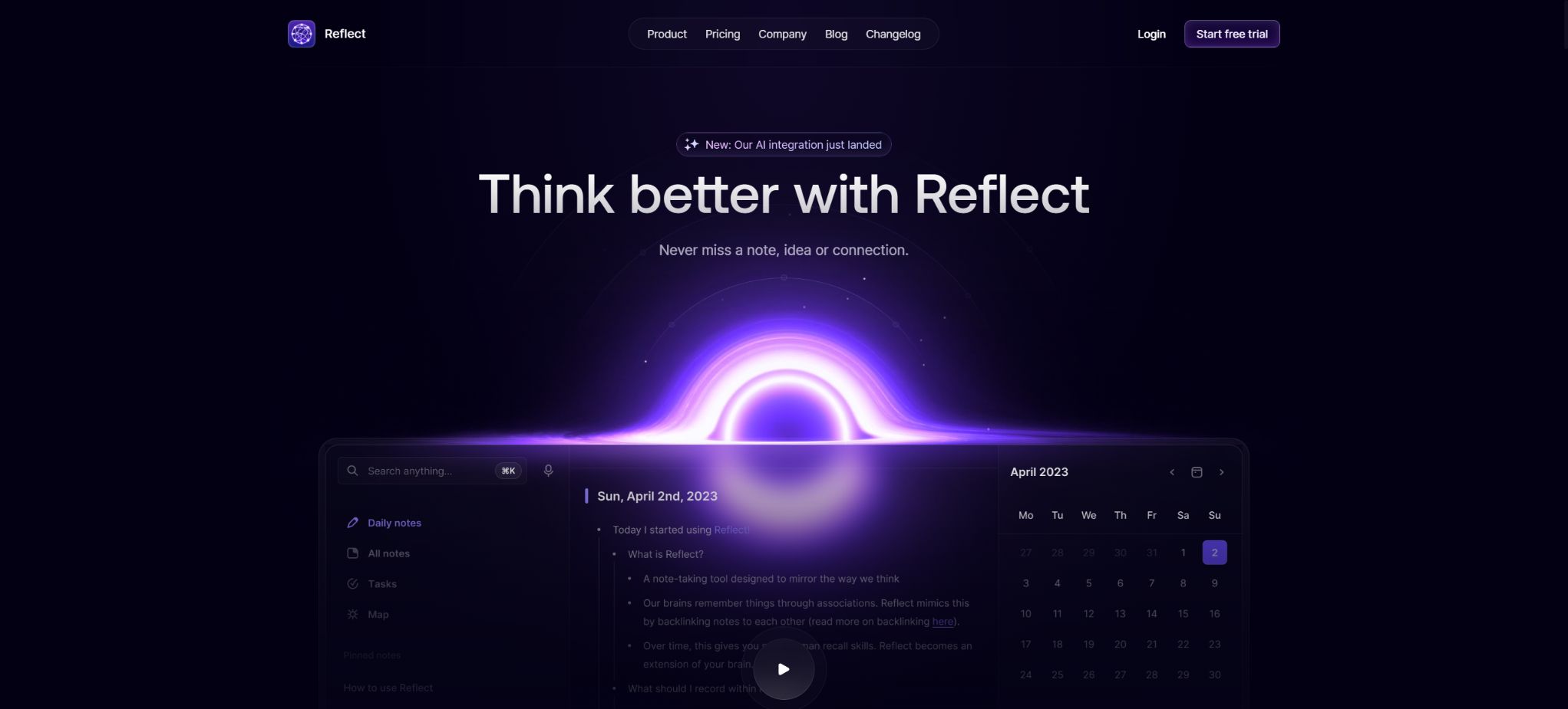 Reflect Notes