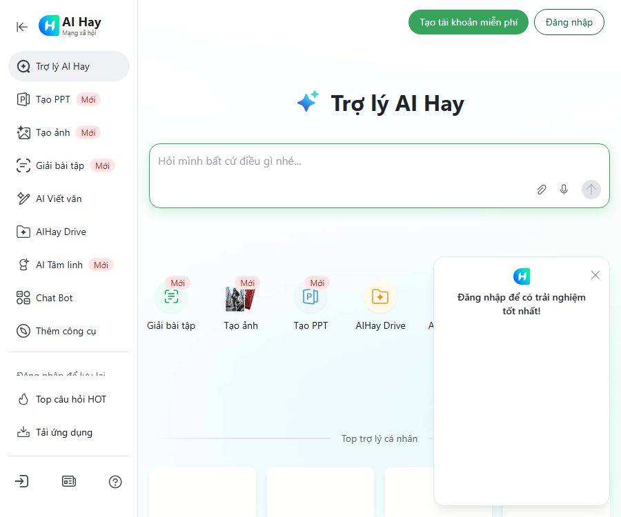 AI Hay - Hỏi đáp cùng AI