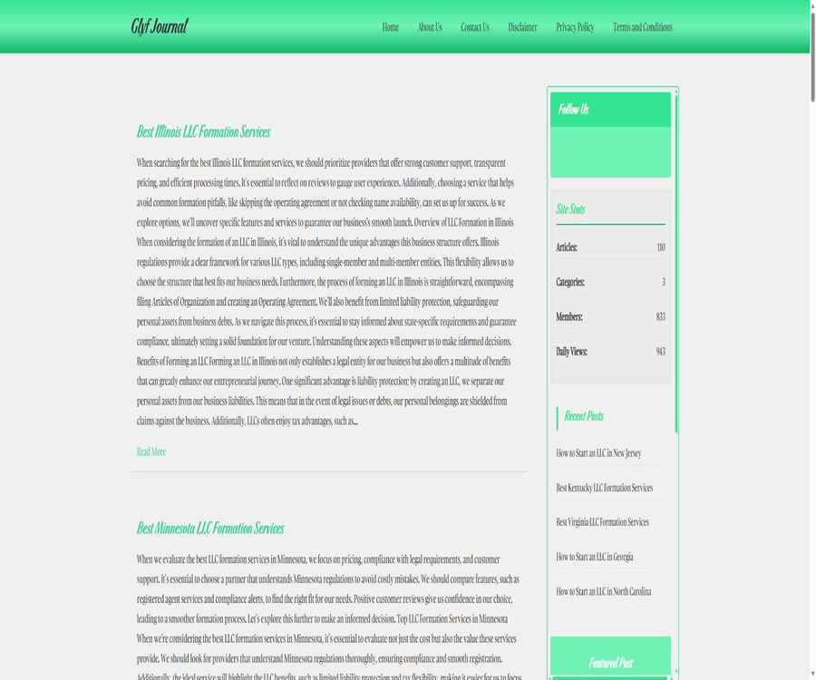 Glyf Journal