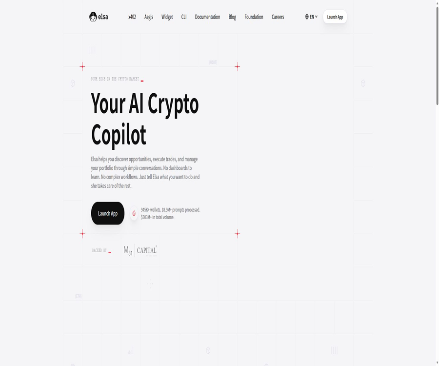 Elsa: AI Crypto Copilot