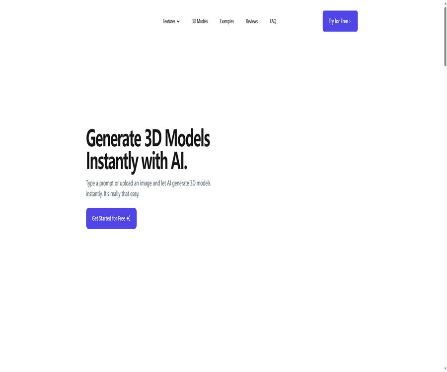 Instant 3D AI