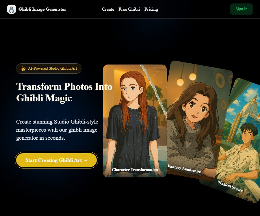 Ghibli Image Generator