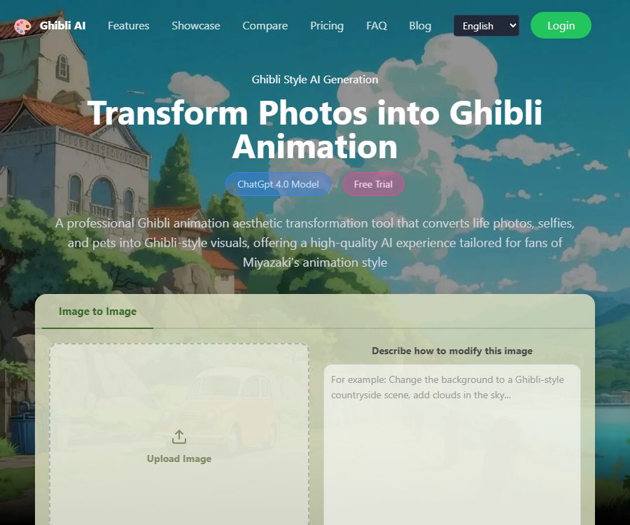 Ghibli Style Image Generator