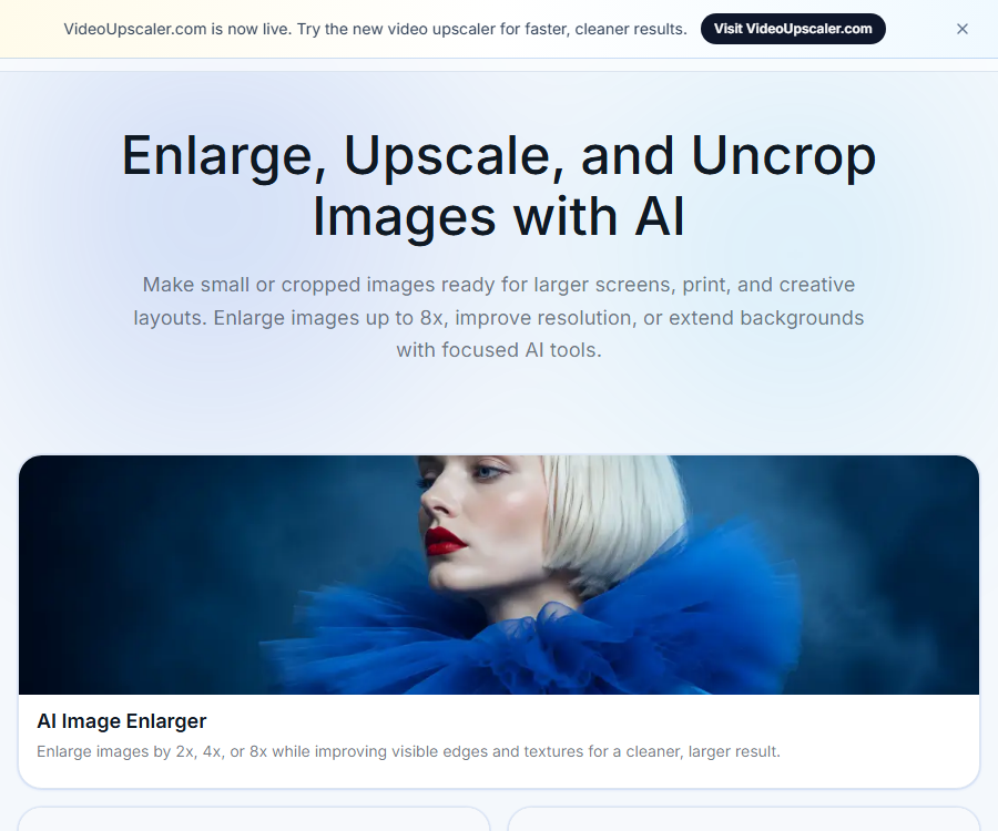 AI Image Enlarger