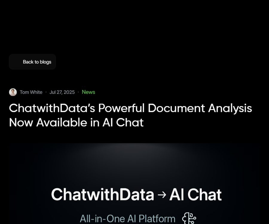 Chatwithdata AI