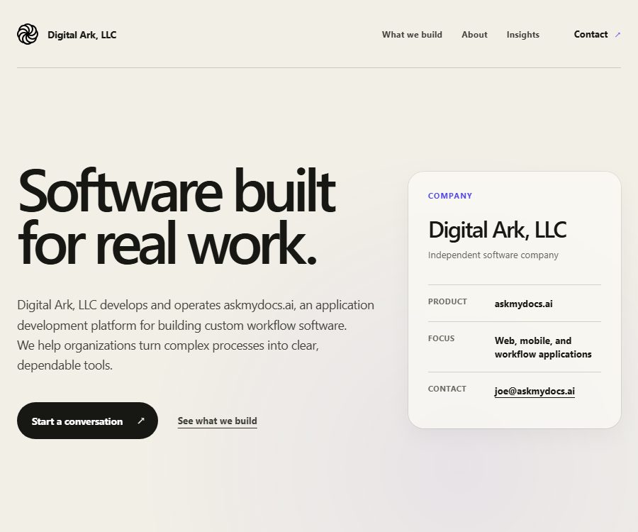 Digital Ark, LLC