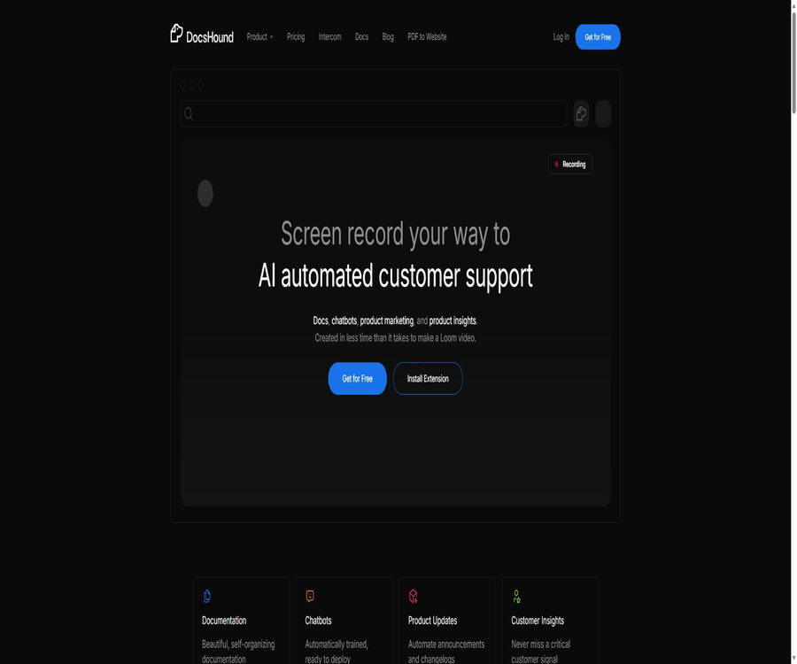 DocsHound | Demo to Docs AI Platform