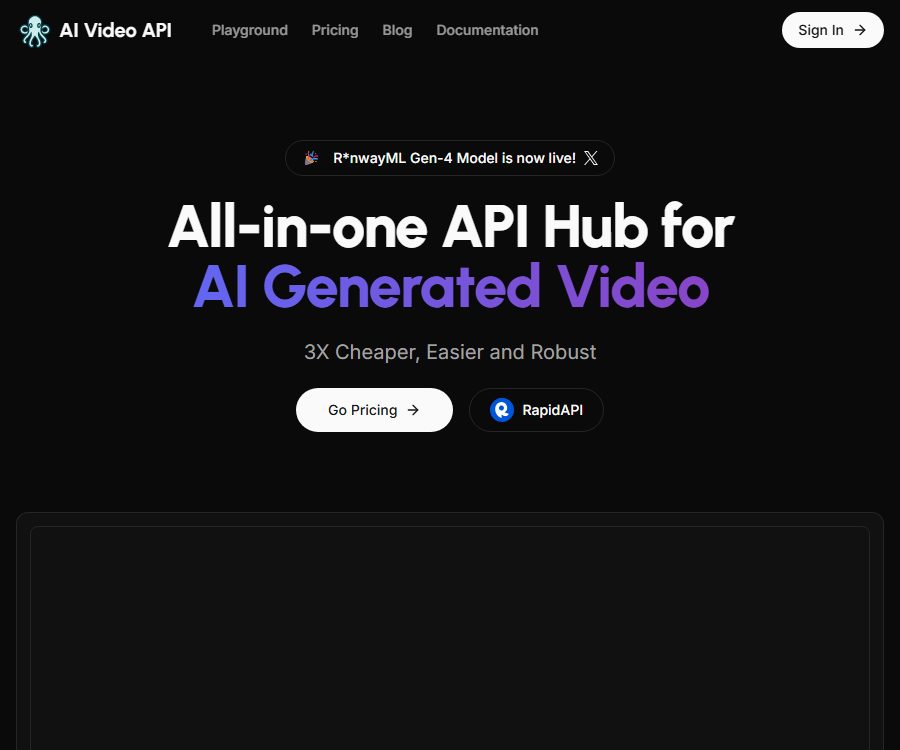 AI Video API
