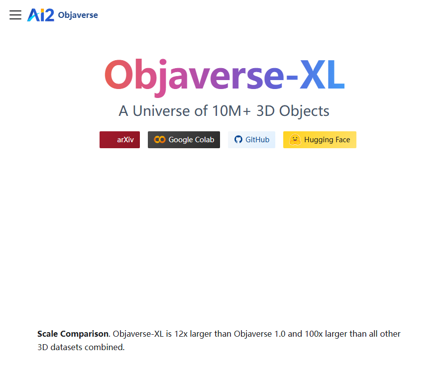 Objaverse-3D物体数据集