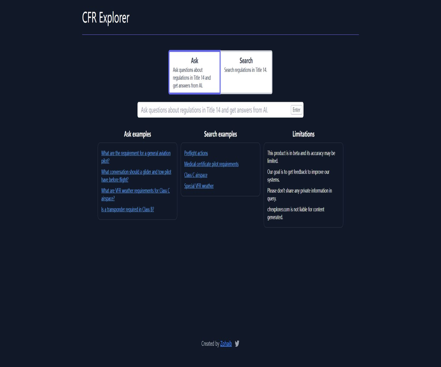 CFRexplorer