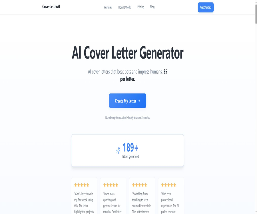 Cover Letter AI