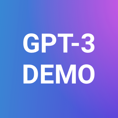 GPT3DEMO