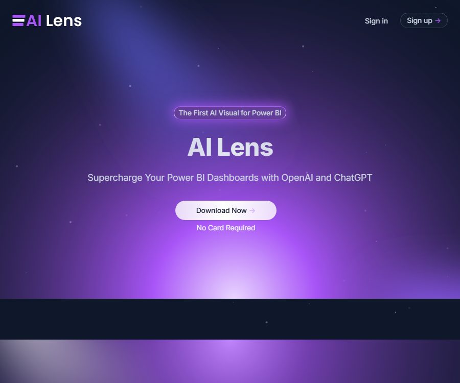 AI Lens For Power BI