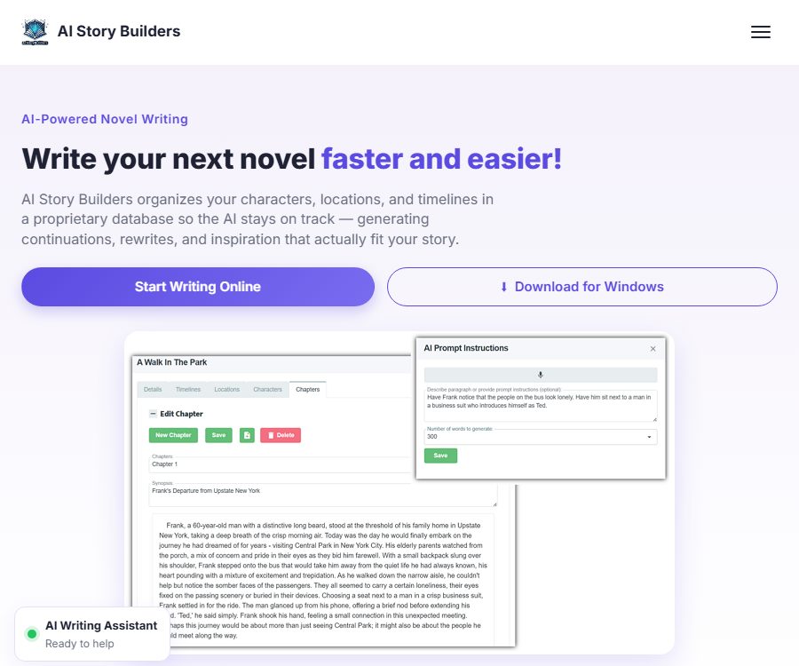 AI Story Builders
