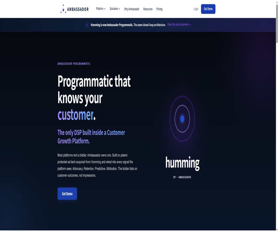 Ambassador Programmatic