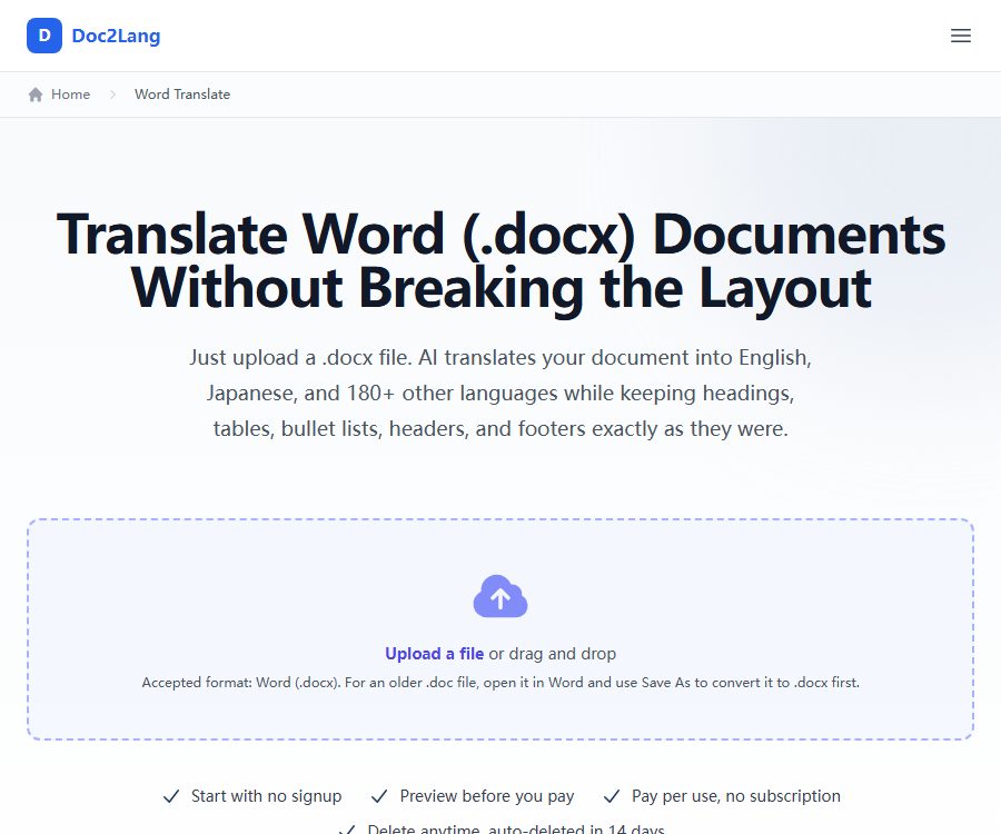 Doc2Lang