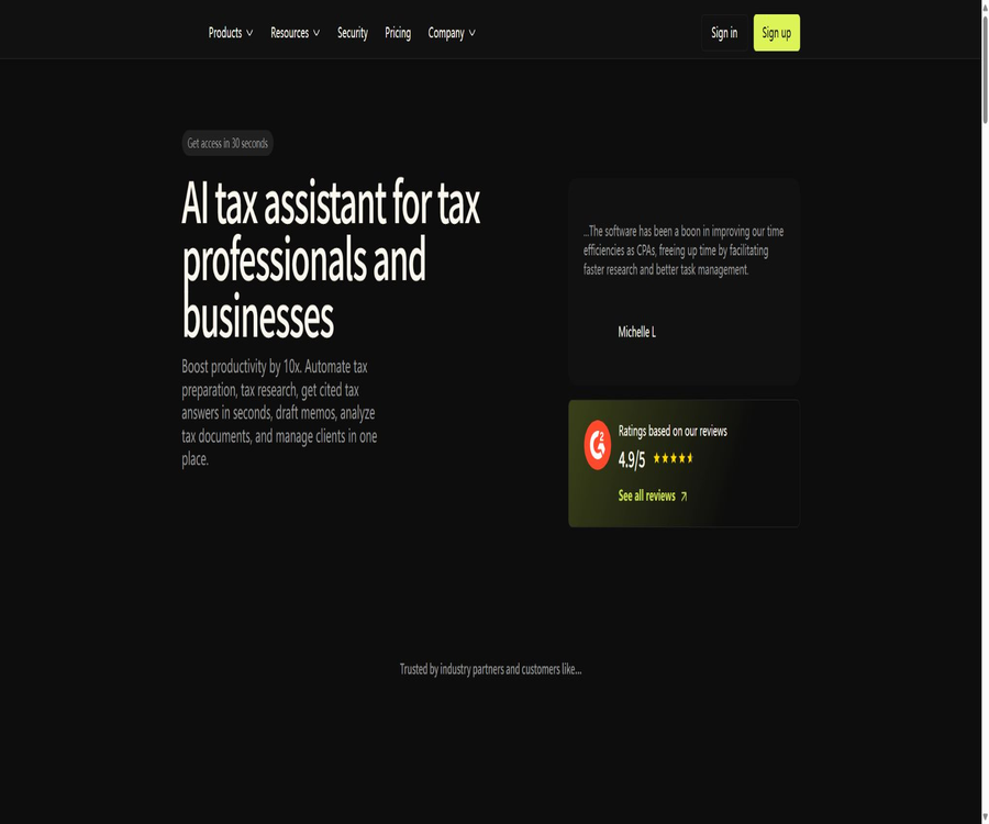 AI Tax Assistant for Accountants & Tax Professionals