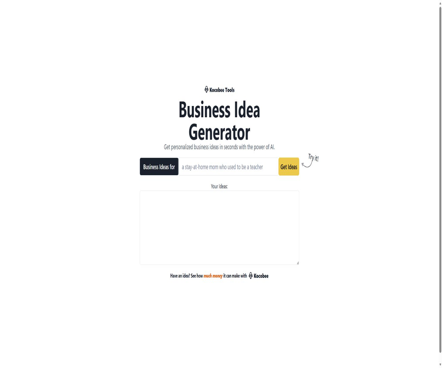 Business Idea Generator