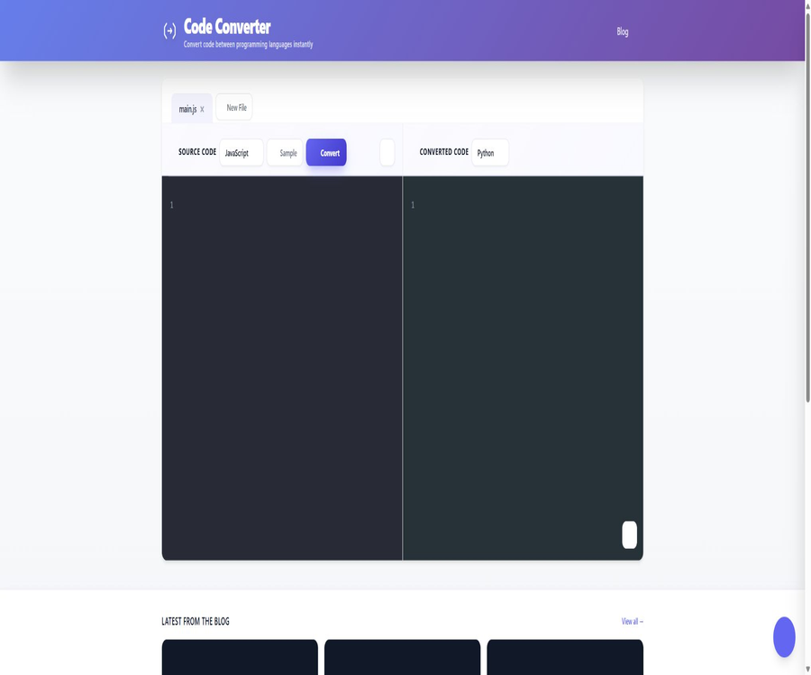 Code Language Converter