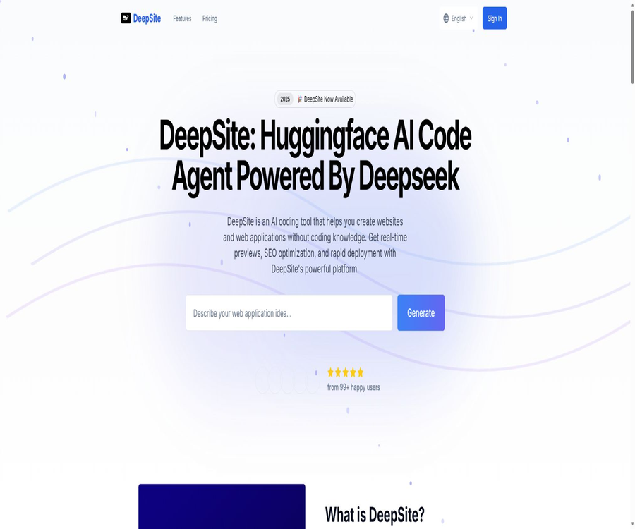 DeepSite :Huggingface's new AI Coding Agent