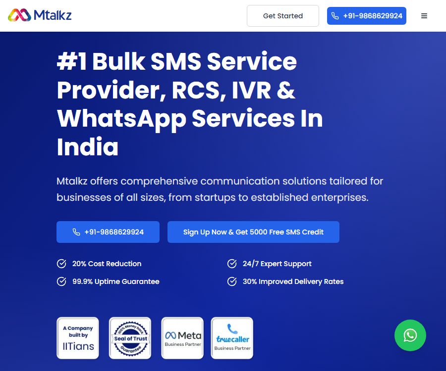 Bulk SMS Service Provider in India