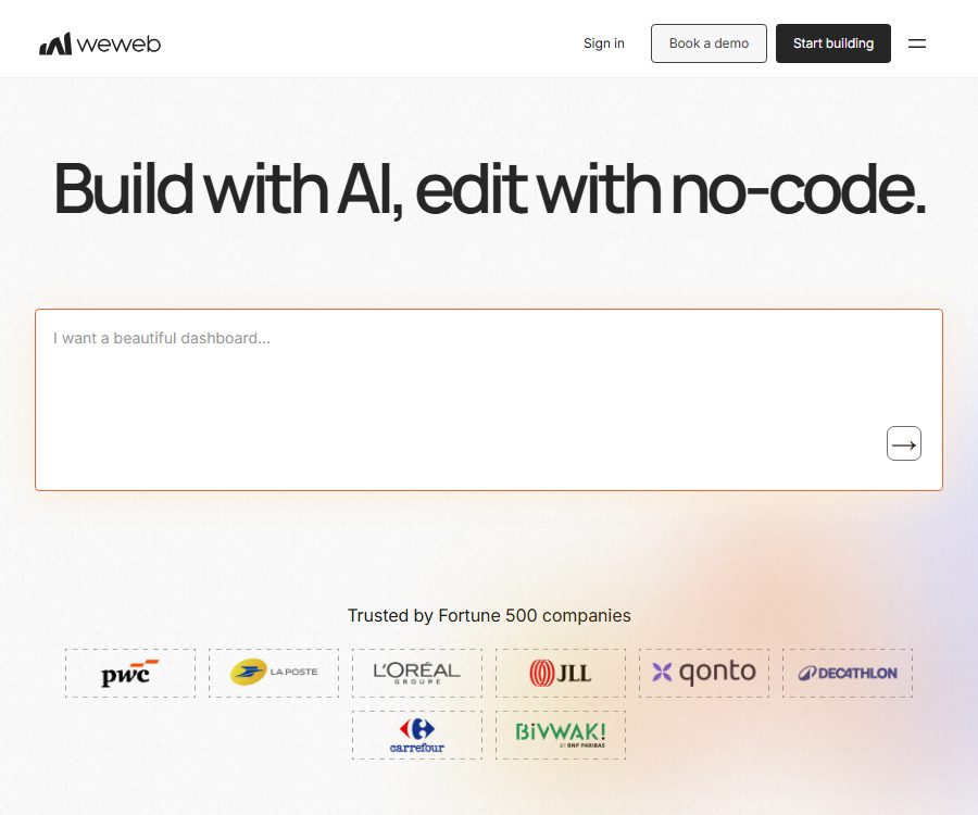 Build Web-Apps 10x Faster with AI & No-Code