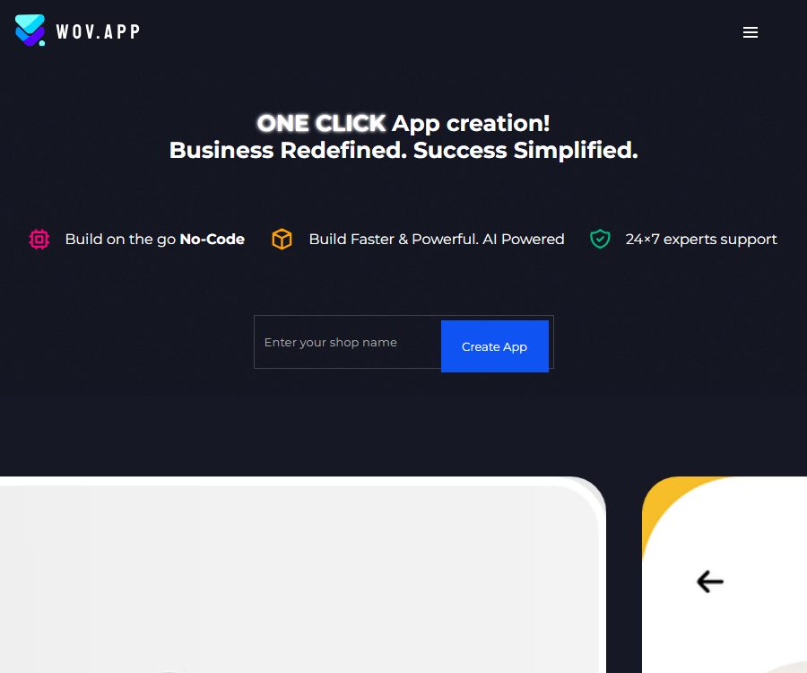 Create Shopping Apps faster than ever. Powered by AI